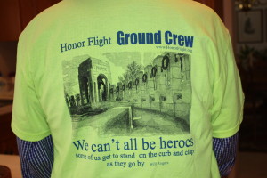 Honor Flight ground crew member